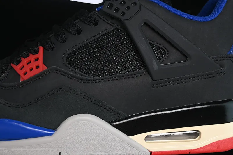 All categories Air Jordan Jordan series basketball shoes Air Jordan 4 Air Jordan 4 Retro "Lase" AJ4 Joe 4 black gray blue color FV5029-003